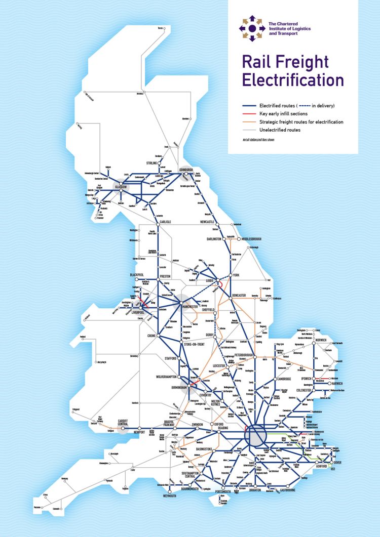 A few miles of wires could unlock electric rail freight potential, says 